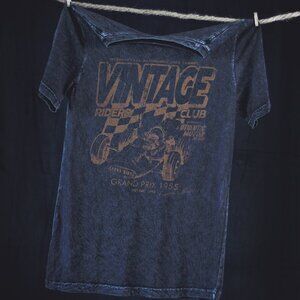 New Vintage Rider Graphic Tee